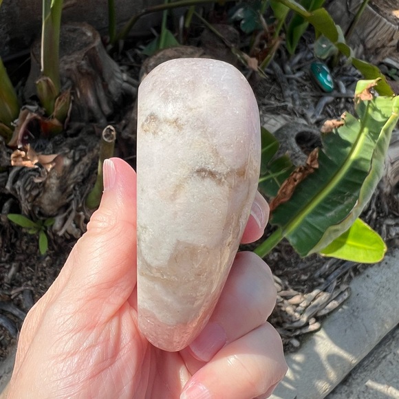 Pink Amethyst Quartz Crystal Druzy Heart - Picture 8 of 11